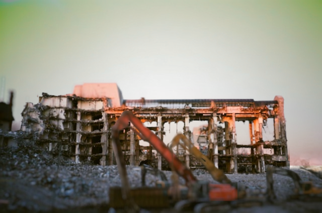 Empty worksite
